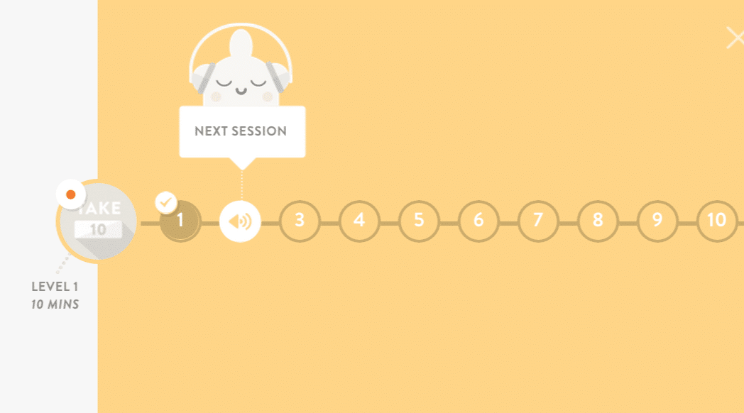 無料瞑想アプリのheadspace(ヘッドスペース)でマインドフルネス強化(1日目)
